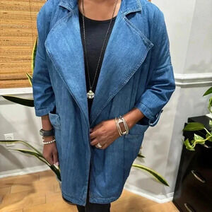 Armani Exchange Vintage Denim Jacket Cardigan 90’s Women’s Size Small